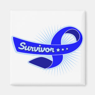 Colon Cancer Survivor Ribbon Magnet