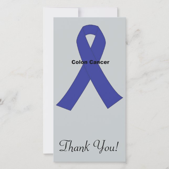 Colon Cancer Thank You Card (Front)