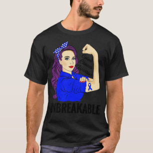 Colon Warrior Unbreakable Awareness T-Shirt