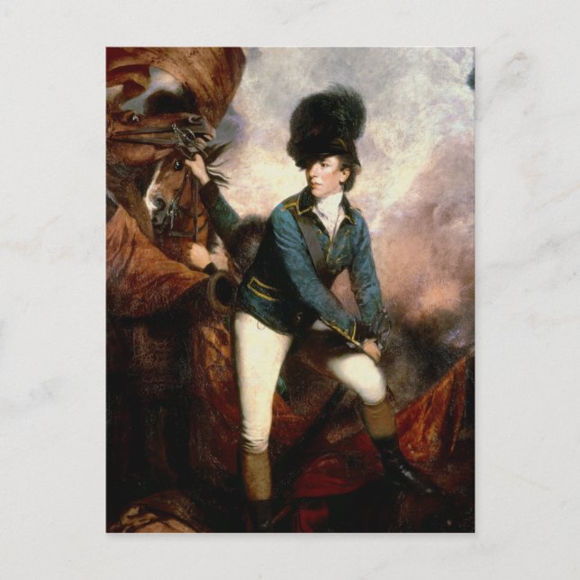 Colonel Banastre Tarleton  1782 Postcard (Front)