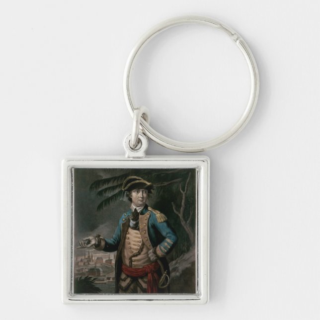Colonel Benedict Arnold, pub. London, 1776 Keychain (Front)