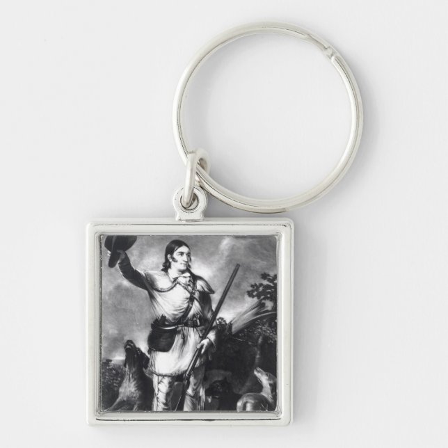 Colonel Davy Crockett Keychain (Front)