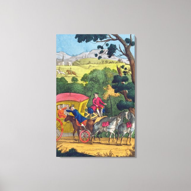 Colonel Jack robbing Mary Smith in Maidenhead Thic Canvas Print (Front)