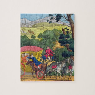 Colonel Jack robbing Mary Smith in Maidenhead Thic Jigsaw Puzzle