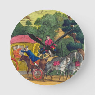 Colonel Jack robbing Mary Smith in Maidenhead Thic Round Clock