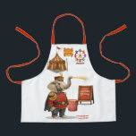 Colonel Klinger, custard slinger Apron<br><div class="desc">A long-standing favourite of the Dingaling Brothers Circus, Colonel Klinger is not merely an act, he is an event. Clad in his resplendent uniform and armed with a prodigious trunk, the Colonel presides over what devoted regulars proudly call "The Great Custard Spectacle." Whenever the circus returns to town, seasoned attendees...</div>