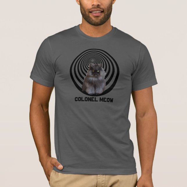 Colonel Meow Hypnotize T-Shirt (Front)