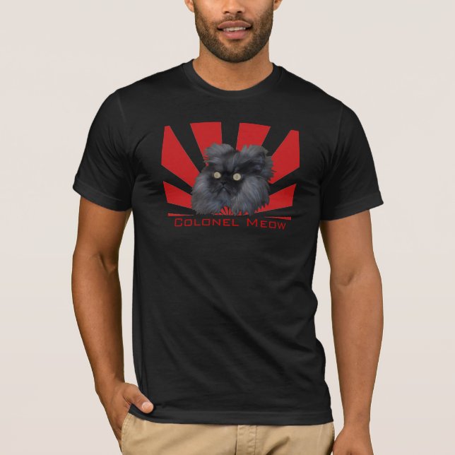 Colonel Meow Rising T-Shirt (Front)