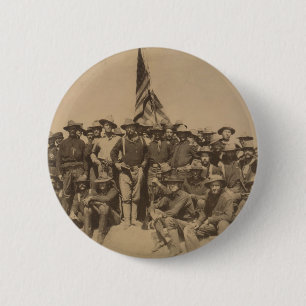 Colonel Roosevelt and his Rough Riders 2 Inch Round Button