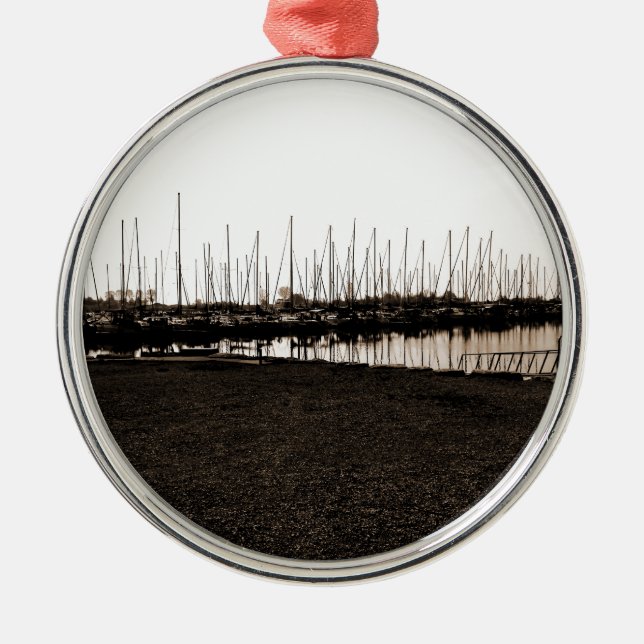 Colonel Sam Smith Park Marina Metal Ornament (Front)