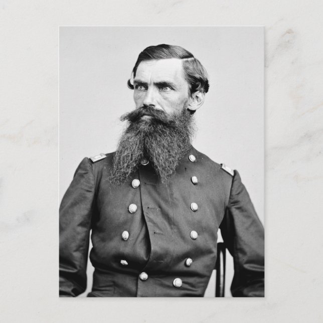 Colonel Strother, 3rd WV Cavalry, 1860s Postcard (Front)