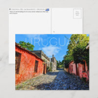 Colonia del Sacramento, Uruguay Travel Postcard