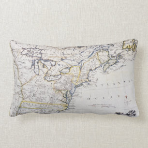 COLONIAL AMERICA: MAP, c1770 Lumbar Pillow