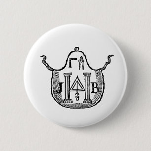 Colonial Apron 2 Inch Round Button