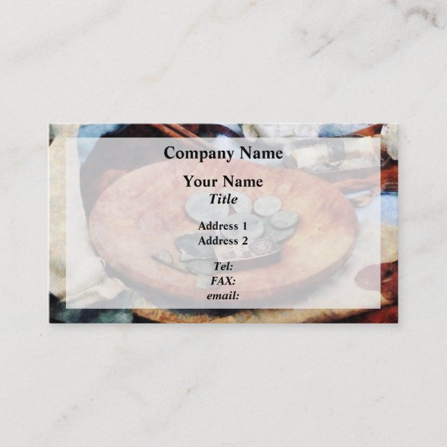 Colonial Coins Business Card (Front)
