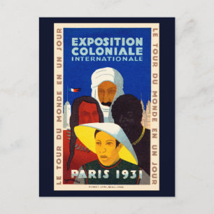 Colonial Exposition Paris 1931 Postcard