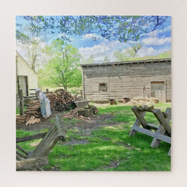 Colonial Historic Scene Jigsaw Puzzle (Vertical)