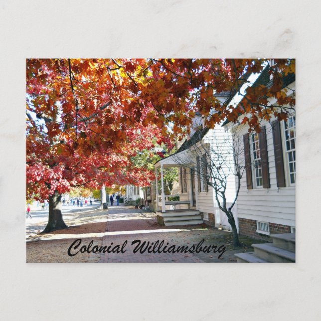 Colonial Williamsburg Postcard (Front)