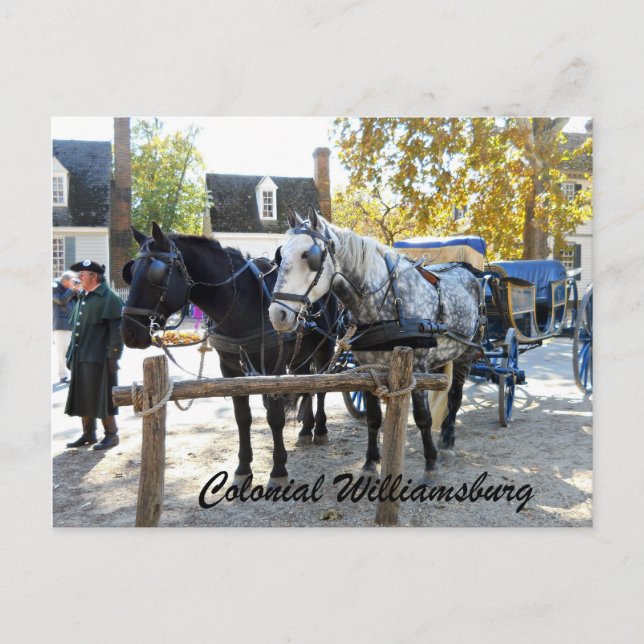 Colonial Williamsburg Postcard (Front)