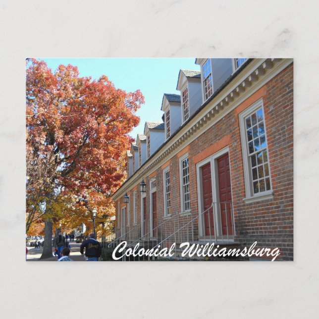 Colonial Williamsburg Postcard (Front)