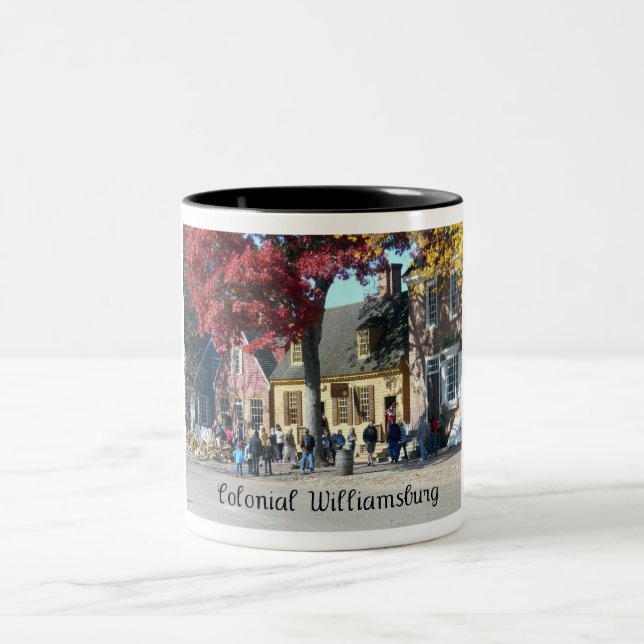 Colonial Williamsburg Two-Tone Coffee Mug (Center)