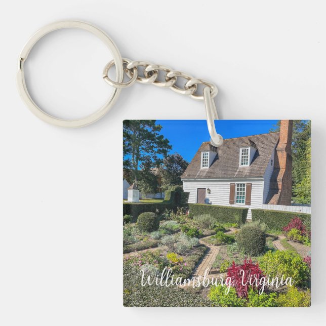 Colonial Williamsburg Virginia Keychain (Front)