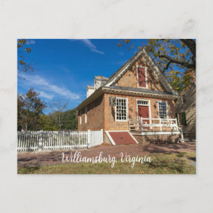 Colonial Williamsburg Virginia Postcard