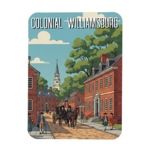 Colonial Williamsburg Virginia Travel Magnet