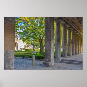 Colonnade Courtyard, Museum Island, Berlin Poster