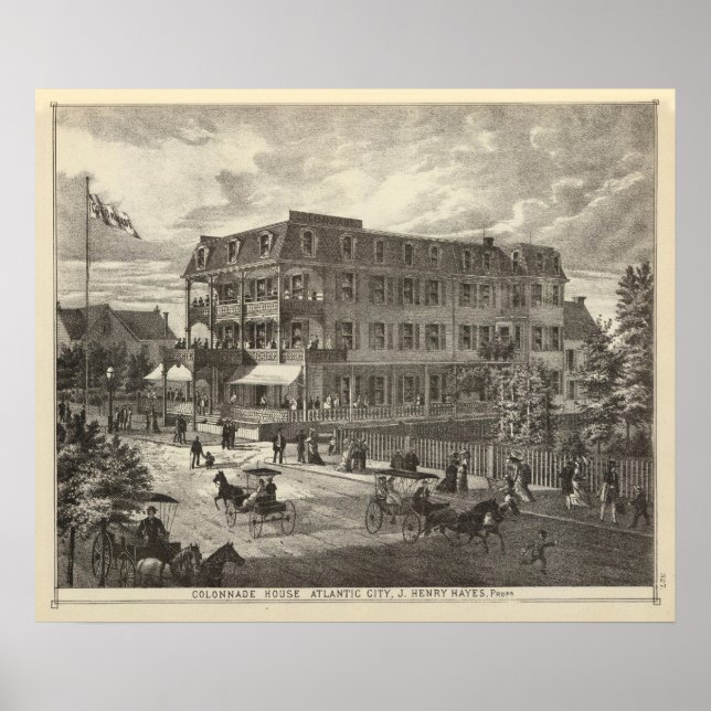 Colonnade House, Atlantic City Poster (Front)