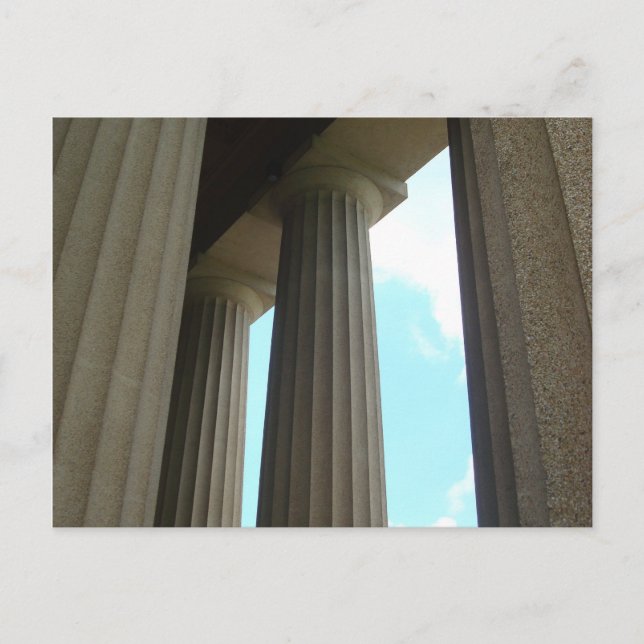 Colonnes de Parthénon Carte postale TN Nashville (Devant)