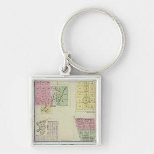 Colony, Kincade, Mont Ida, and Westphalia, Kansas Keychain