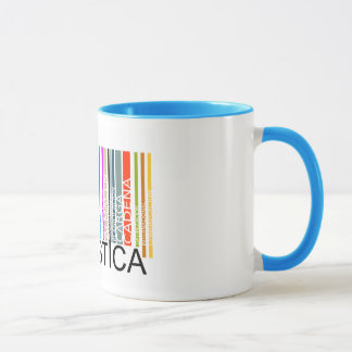 Color barcode Logistics Cup. Mug