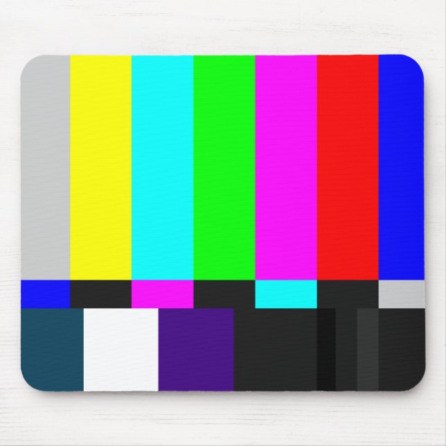 Color_Bars_1280x1024, QC Mouse Pad (Front)