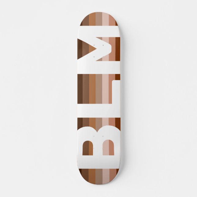 Color blind love rainbow BLM - skateboard (Front)