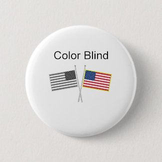 Color Blind Two Flags 2 Inch Round Button