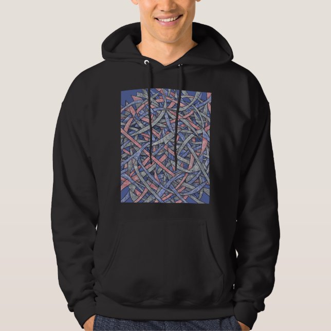 Color Burst Expressionist Hoodie (Front)