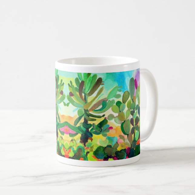 Color Cacti Coffee Mug (Front Right)