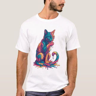 “Color Cat Elegance” T-shirt