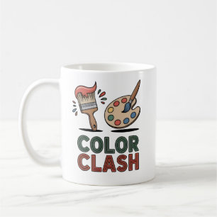 Color Clash Artist Mug – Funny Gift for Painters