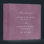 Color Editable Light Purple Wedding Photo Album Binder<br><div class="desc">Modern Color Editable Watercolor Light Purple Wedding Photo Album. This simple elegant design is beautify hand-painted with rich colors that are perfect for fall. Shown in the purple Wedding Color Palette colorway with gorgeous signature script font with tails, the ethereal watercolor wedding collection is sure to make your wedding memorable...</div>