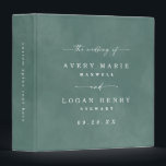 Color Editable Medium Green Wedding Photo Album Binder<br><div class="desc">Modern Color Editable Watercolor Medium Green Wedding Photo Album. This simple elegant design is beautify hand-painted with rich colors that are perfect for fall. Shown in the green Wedding Color Palette colorway with gorgeous signature script font with tails, the ethereal watercolor wedding collection is sure to make your wedding memorable...</div>