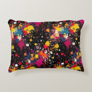 Color Explosion Accent Pillow
