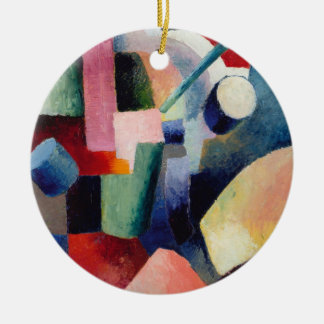 color form ceramic ornament