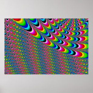 Color Game - Fractal Art Poster