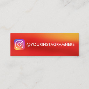 COLOR GRADIENT Instagram Mini Business Card