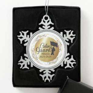 Color Guard Marching Band Christmas Ornament