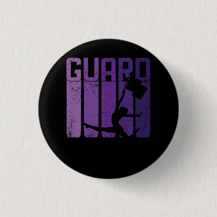 Color Guard Marching Band Flag Girl Cheerleading C 1 Inch Round Button