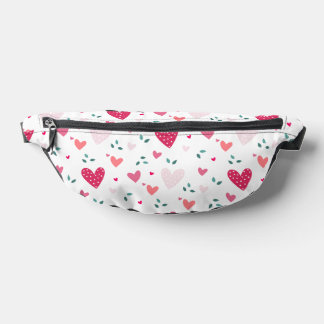 Color Heart Pattern Fanny Pack