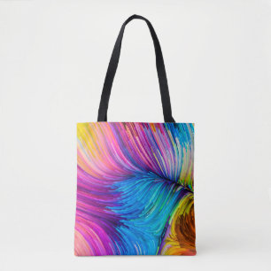 Color In Motion series. Abstract design made of Fl Tote Bag
